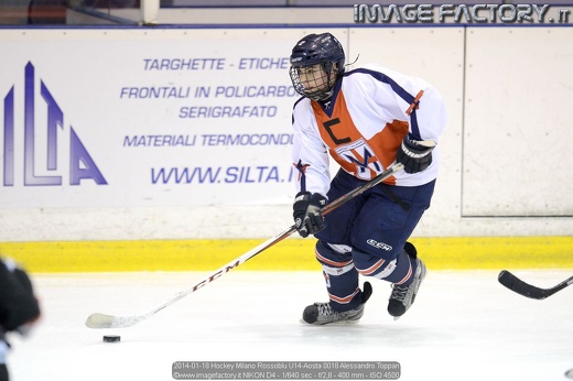 2014-01-18 Hockey Milano Rossoblu U14-Aosta 0018 Alessandro Toppan